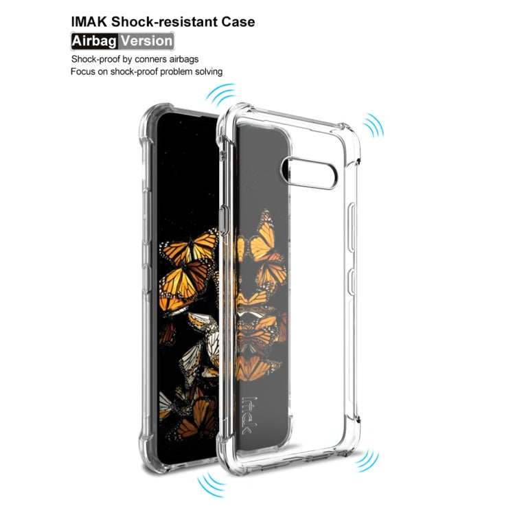 For LG G8X ThinQ / V50S ThinQ 5G IMAK All-inclusive Shockproof Airbag TPU Case with Screen Protector(Transparent) - free shipping - PMC TechLife - Order now!