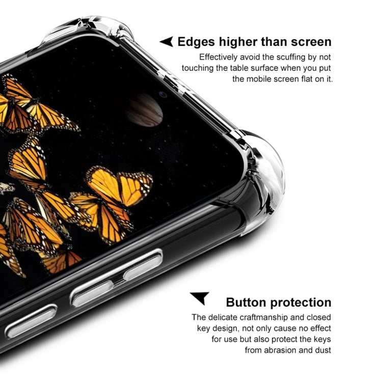 For LG G8X ThinQ / V50S ThinQ 5G IMAK All-inclusive Shockproof Airbag TPU Case with Screen Protector(Transparent) - free shipping - PMC TechLife - Order now!