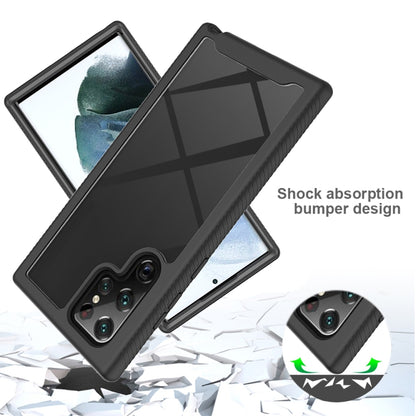 For Samsung Galaxy S22 Ultra 5G Starry Sky Full Body Hybrid Shockproof Phone Case(Black) - Galaxy S22 Ultra 5G Cases by PMC Jewellery | Online Shopping South Africa | PMC Jewellery | Buy Now Pay Later Mobicred