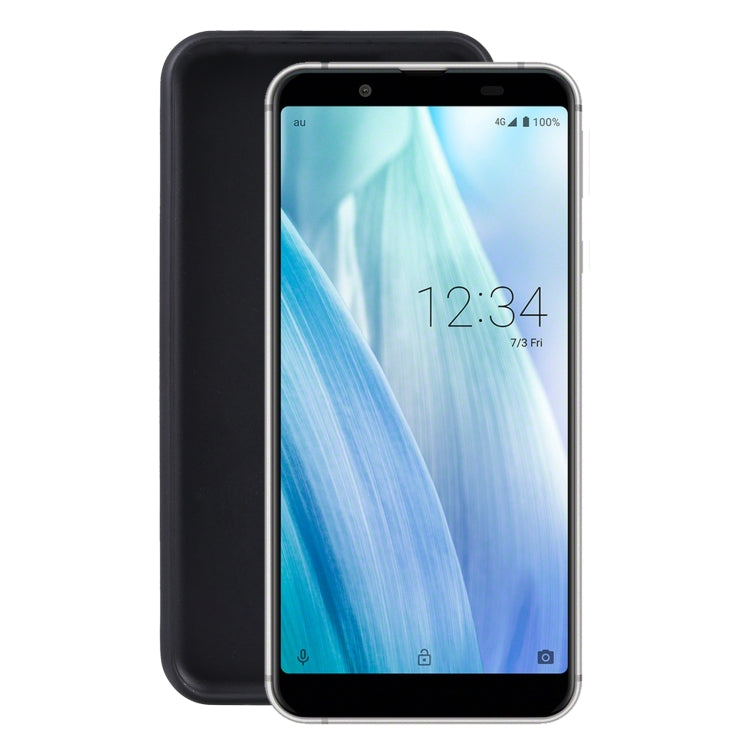 TPU Phone Case For Sharp Aquos Sense 3 Basic(Black) - More Brand by PMC TechLife | Online Shopping South Africa | PMC TechLife | Buy Now Pay Later Mobicred