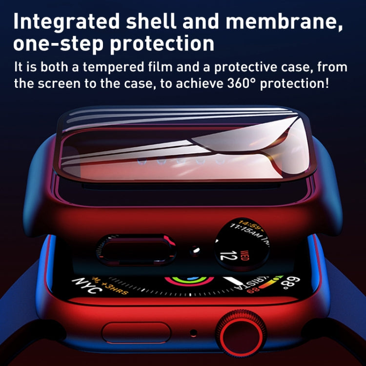 ROCK 2 in 1 PC Frame + Film Protector Case For  Apple Watch Series 3 & 2 & 1 42mm(Blue) - Watch Cases by ROCK | Online Shopping South Africa | PMC TechLife | Buy Now Pay Later Mobicred