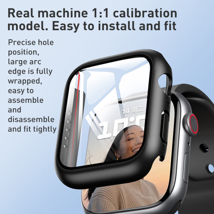 ROCK 2 in 1 PC Frame + Film Protector Case For  Apple Watch Series 3 & 2 & 1 42mm(Blue) - Watch Cases by ROCK | Online Shopping South Africa | PMC TechLife | Buy Now Pay Later Mobicred