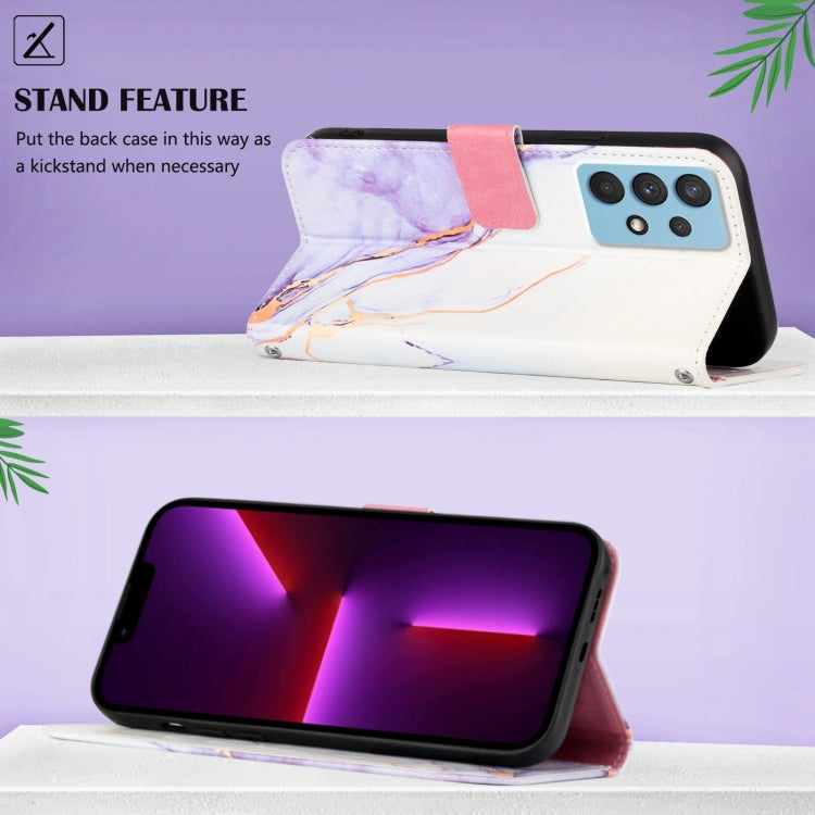 For Samsung Galaxy A13 4G PT003 Marble Pattern Flip Leather Phone Case(LS006) - free shipping - PMC TechLife - Order now!