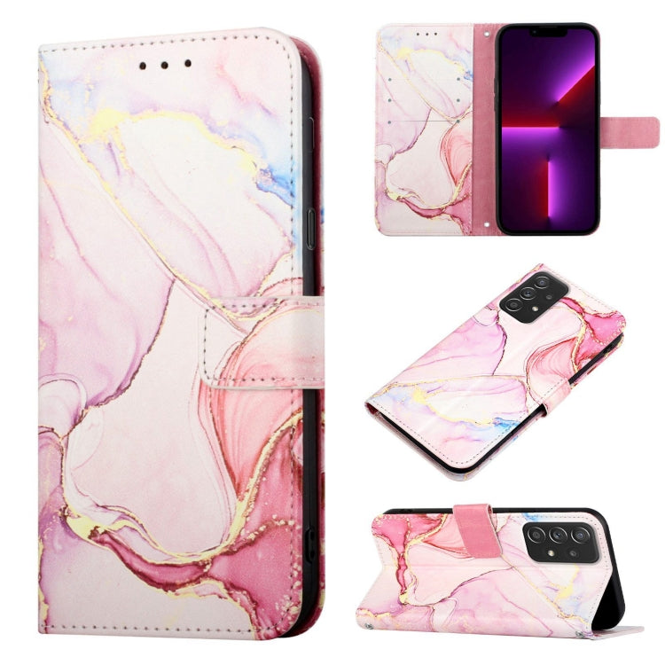 For Samsung Galaxy A53 5G PT003 Marble Pattern Flip Leather Phone Case(LS005) - free shipping - PMC TechLife - Order now!