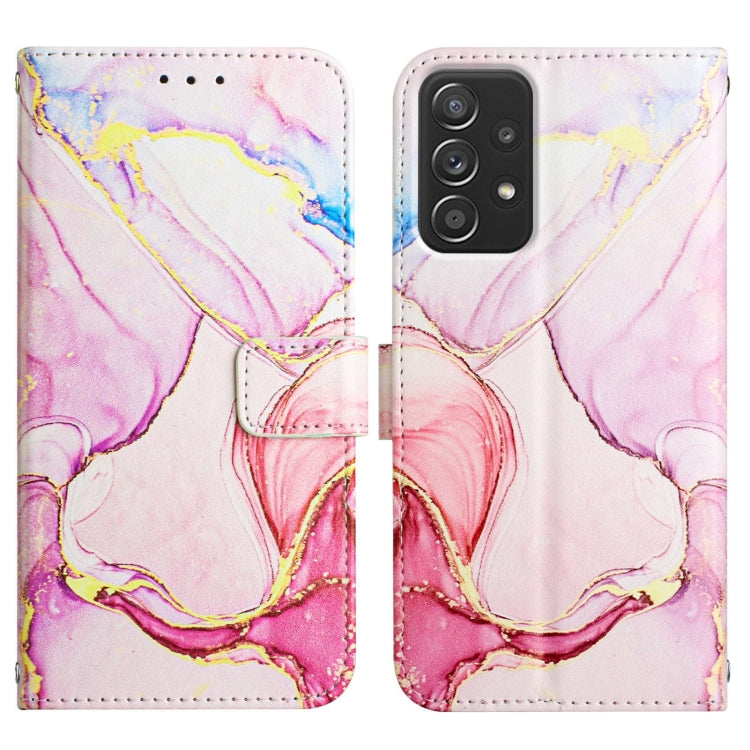 For Samsung Galaxy A53 5G PT003 Marble Pattern Flip Leather Phone Case(LS005) - free shipping - PMC TechLife - Order now!