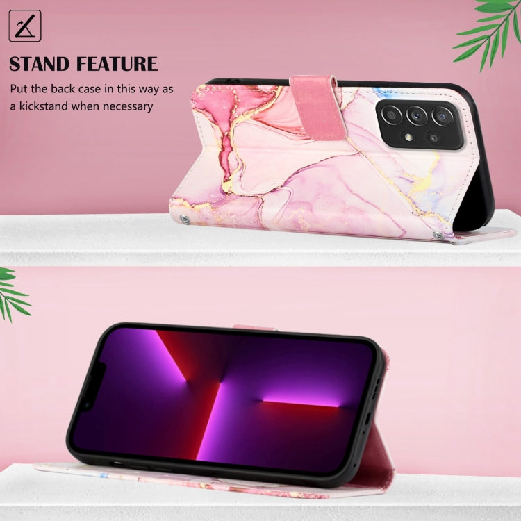 For Samsung Galaxy A53 5G PT003 Marble Pattern Flip Leather Phone Case(LS005) - free shipping - PMC TechLife - Order now!