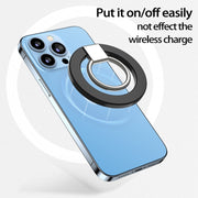 wlons Magnetic 360 Degree Rotatable Mobile Phone Ring Holder(White)