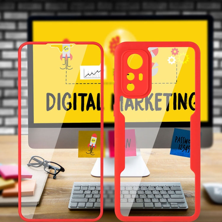 For Xiaomi 12 Pro 5G Acrylic + TPU 360 Degrees Full Coverage Shockproof Phone Case(Black) - free shipping - PMC TechLife - Order now!