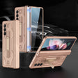 For Samsung Galaxy Z Fold3 5G GKK Integrated Magnetic Armor Flip Phone Case with Holder(Mist Gold) - free shipping - PMC TechLife - Order now!