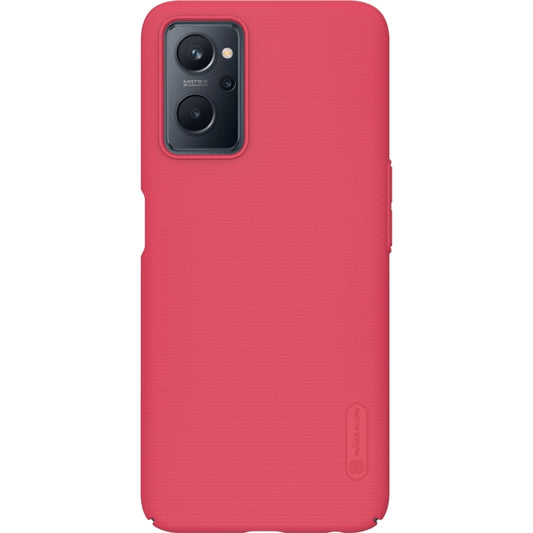 For OPPO Realme 9i NILLKIN Frosted PC Phone Case(Red) - Realme Cases by NILLKIN | Online Shopping South Africa | PMC Jewellery | Buy Now Pay Later Mobicred