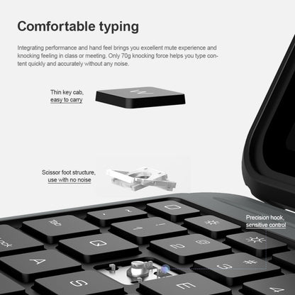 For iPad Air 10.9 2020 / Air 4 / Air 5 / Pro 11 2020 / 2021 / 2022 NILLKIN Bluetooth Touch Keyboard Smart Tablet Case(Black) - free shipping - PMC Jewellery - Order now!
