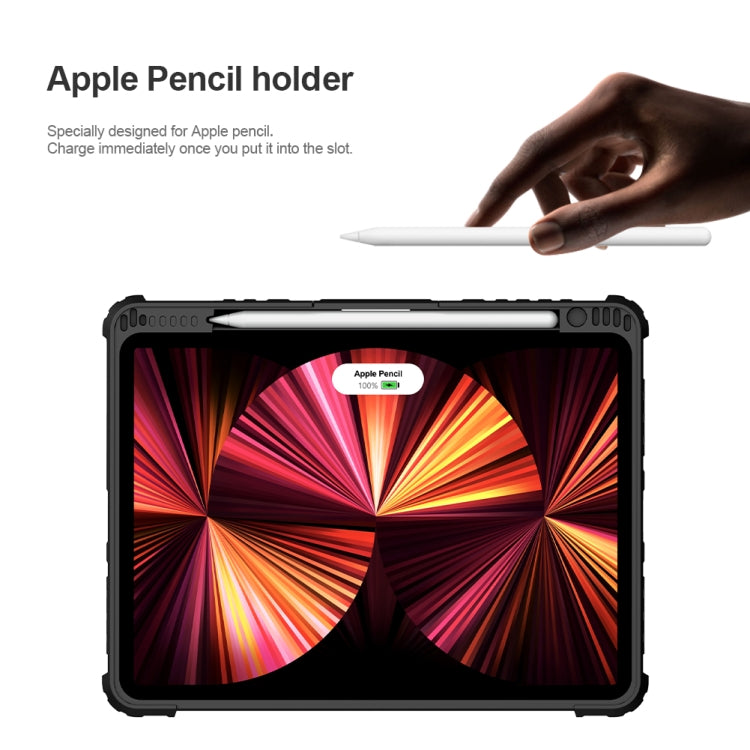 For iPad Air 10.9 2020 / Air 4 / Air 5 / Pro 11 2020 / 2021 / 2022 NILLKIN Bluetooth Touch Keyboard Smart Tablet Case(Black) - free shipping - PMC TechLife - Order now!