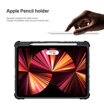 For iPad Air 10.9 2020 / Air 4 / Air 5 / Pro 11 2020 / 2021 / 2022 NILLKIN Bluetooth Touch Keyboard Smart Tablet Case(Black) - free shipping - PMC Jewellery - Order now!