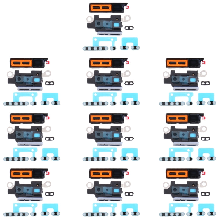 10 PCS Speaker Dustproof Mesh with Frame For iPhone 13 Pro(White) - Others by PMC TechLife | Online Shopping South Africa | PMC TechLife