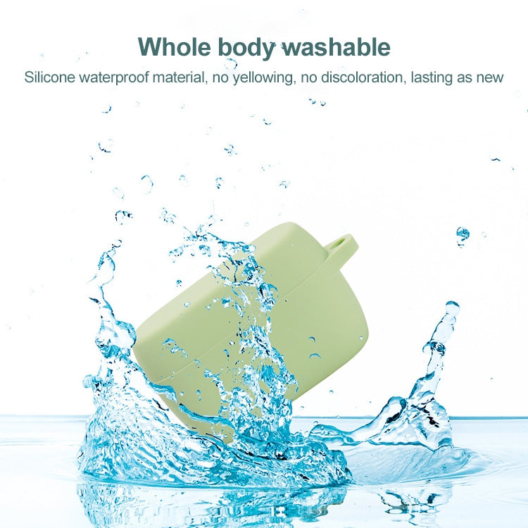 Solid Color Silicone Earphone Protective Case For Jabra Elite 4(Taro Purple) - free shipping - PMC TechLife - Order now!