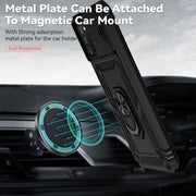 For Samsung Galaxy A02s / A03s 166mm Sliding Camshield Holder Phone Case(Black)