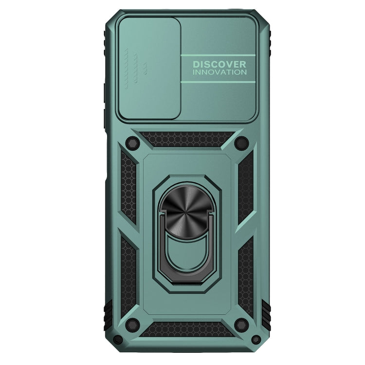 For Xiaomi Redmi Note 11 Global Sliding Camshield Holder Phone Case(Dark Green) - free shipping - PMC TechLife - Order now!