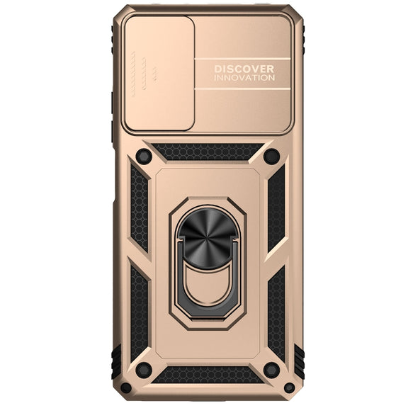 For Xiaomi Redmi Note 11 Pro Global Sliding Camshield Holder Phone Case(Gold)