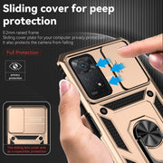 For Xiaomi Redmi Note 11 Pro Global Sliding Camshield Holder Phone Case(Gold)