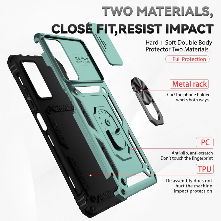 For Xiaomi Redmi Note 11 Pro Global Sliding Camshield Holder Phone Case(Dark Green) - free shipping - PMC TechLife - Order now!