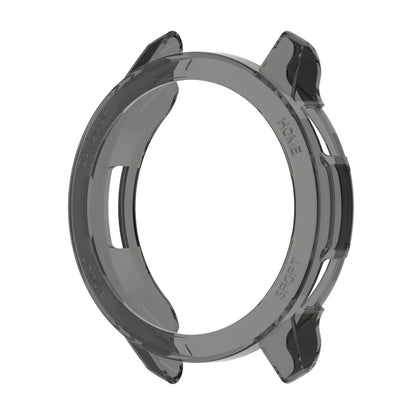 For Xiaomi Watch S1 Active / Watch Color 2 TPU Half-pack Watch Case(Transparent Black) - Watch Cases by PMC Jewellery | Online Shopping South Africa | PMC Jewellery | Buy Now Pay Later Mobicred