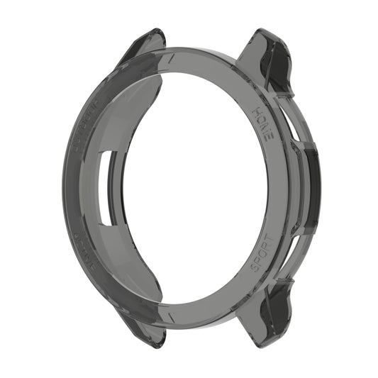 For Xiaomi Watch S1 Active / Watch Color 2 TPU Half-pack Watch Case(Transparent Black) - Watch Cases by PMC Jewellery | Online Shopping South Africa | PMC Jewellery | Buy Now Pay Later Mobicred