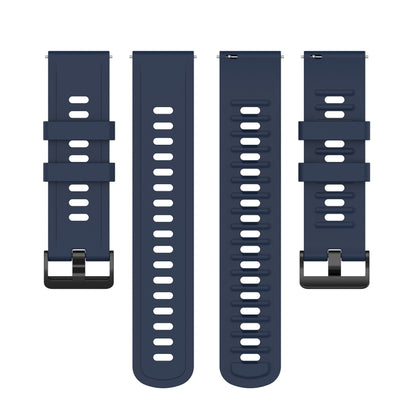 For Xiaomi Watch S1 Active / Watch Color 2 Solid Color Silicone Watch Band(Midnight Blue) - Watch Bands by PMC Jewellery | Online Shopping South Africa | PMC Jewellery | Buy Now Pay Later Mobicred