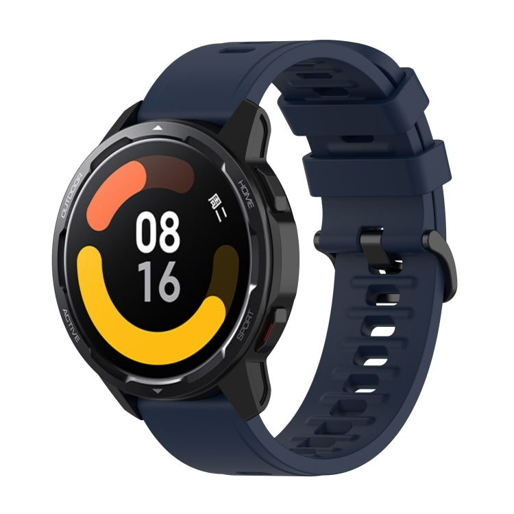 For Xiaomi Watch S1 Active / Watch Color 2 Solid Color Silicone Watch Band(Midnight Blue) - Watch Bands by PMC Jewellery | Online Shopping South Africa | PMC Jewellery | Buy Now Pay Later Mobicred