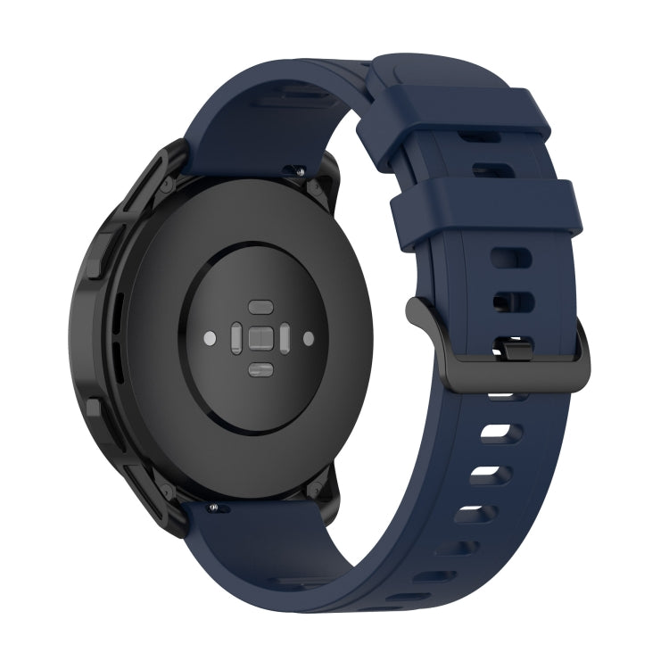 For Xiaomi Watch S1 Active / Watch Color 2 Solid Color Silicone Watch Band(Midnight Blue) - Watch Bands by PMC Jewellery | Online Shopping South Africa | PMC Jewellery | Buy Now Pay Later Mobicred