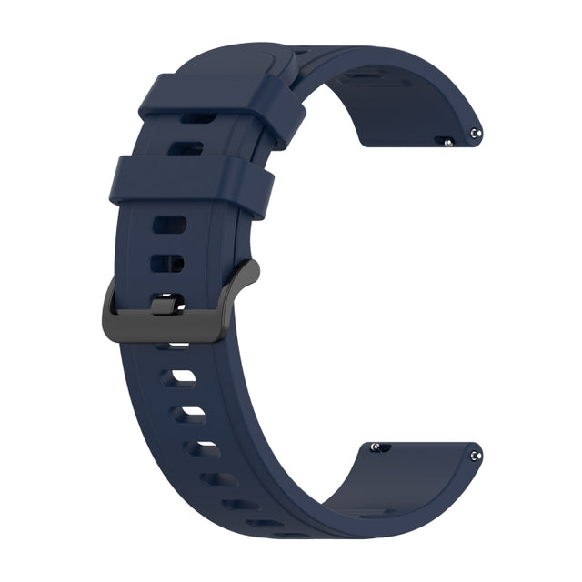 For Xiaomi Watch S1 Active / Watch Color 2 Solid Color Silicone Watch Band(Midnight Blue)