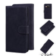 For Nokia X10 / X20 Skin Feel Pure Color Flip Leather Phone Case(Black) - Nokia Cases by PMC TechLife | Online Shopping South Africa | PMC TechLife