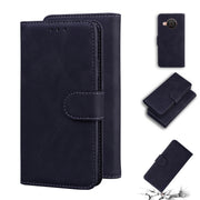 For Nokia X10 / X20 Skin Feel Pure Color Flip Leather Phone Case(Black)