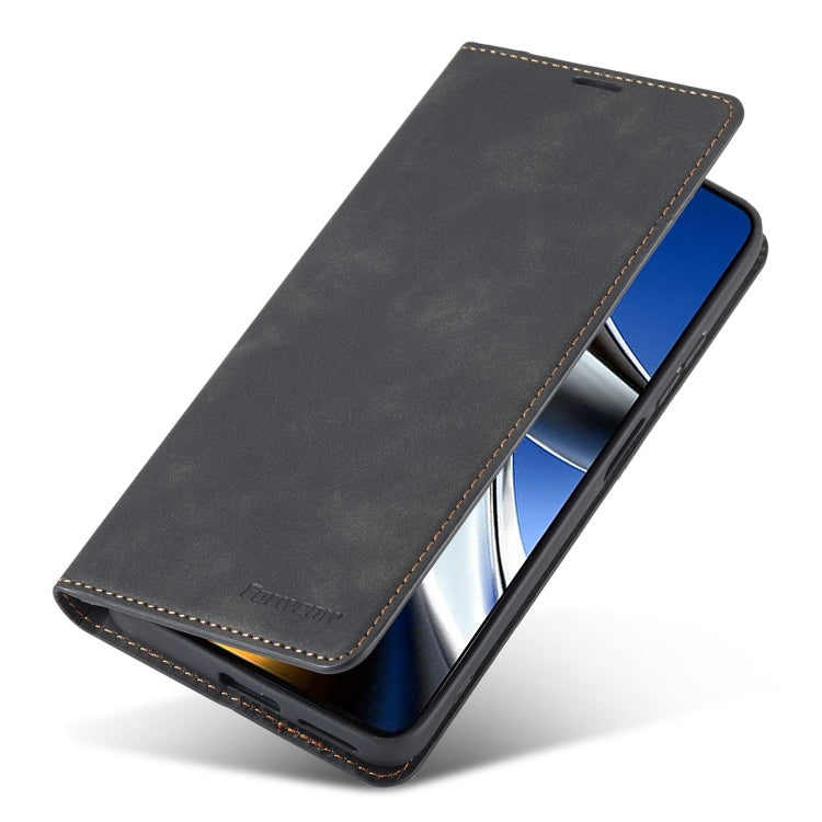 For Xiaomi Poco X4 Pro 5G Forwenw Dream Series Oil Edge Strong Magnetism Leather Phone Case(Black) - Xiaomi Cases by Forwenw | Online Shopping South Africa | PMC TechLife | Buy Now Pay Later Mobicred