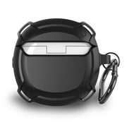 Earphone Protective Case with Switch & Hook For Huawei FreeBuds 4(Black)