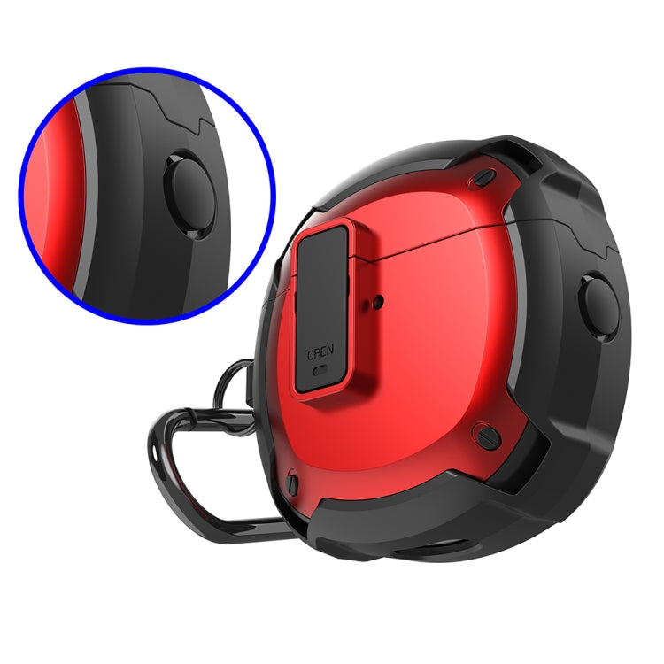 Earphone Protective Case with Switch & Hook For Huawei FreeBuds 4(Black)