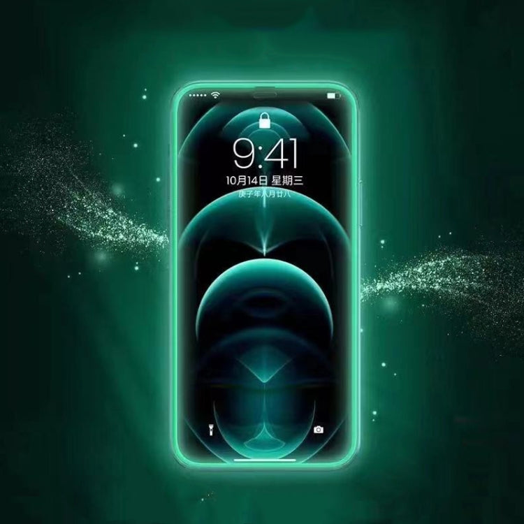 For iPhone 13 / 13 Pro Luminous Shatterproof Airbag Tempered Glass Film
