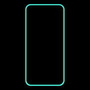For iPhone 11 / XR Luminous Shatterproof Airbag Tempered Glass Film
