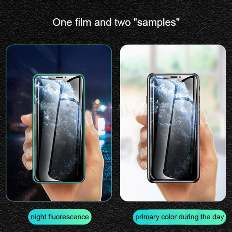 For iPhone 11 / XR Luminous Shatterproof Airbag Tempered Glass Film - iPhone 11 Tempered Glass by PMC TechLife | Online Shopping South Africa | PMC TechLife