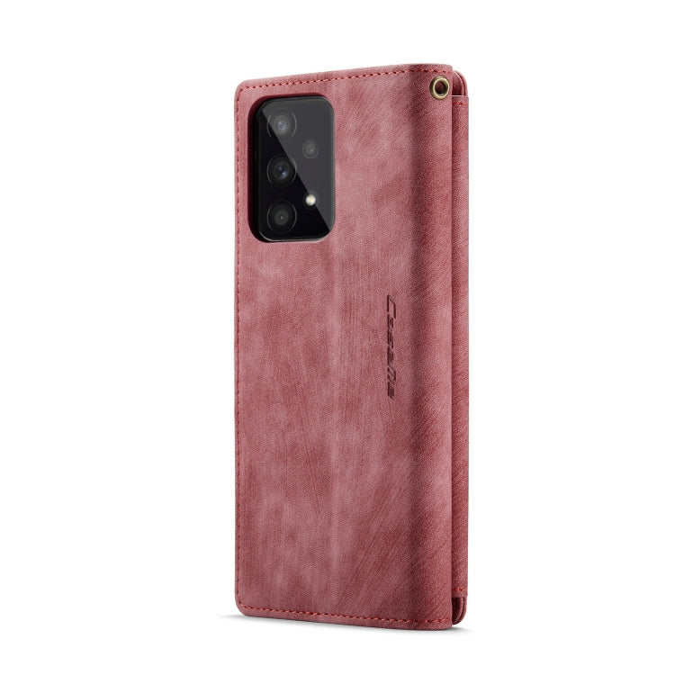 For Samsung Galaxy A53 5G CaseMe C30 Multifunctional Phone Leather Case with Holder & Card Slot & Wallet(Red) - Galaxy Phone Cases by CaseMe | Online Shopping South Africa | PMC TechLife | Buy Now Pay Later Mobicred