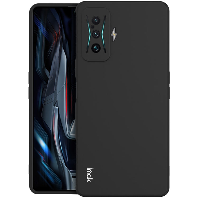 For Xiaomi Redmi K50 Gaming 5G IMAK UC-4 Series Straight Edge TPU Soft Phone Case(Black) - Xiaomi Cases by imak | Online Shopping South Africa | PMC TechLife | Buy Now Pay Later Mobicred
