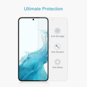 For Samsung Galaxy S22 5G 10pcs 0.26mm 9H 2.5D Tempered Glass Film, Fingerprint Unlocking Is Not Supported
