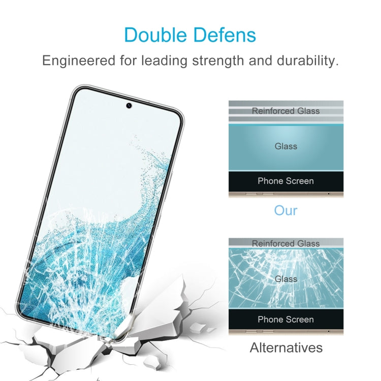 For Samsung Galaxy S22 5G 10pcs 0.26mm 9H 2.5D Tempered Glass Film, Fingerprint Unlocking Is Not Supported - Galaxy S22 5G Tempered Glass by PMC TechLife | Online Shopping South Africa | PMC TechLife