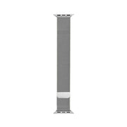 For Apple Watch Series 7 45mm / 6 & SE & 5 & 4 44mm / 3 & 2 & 1 42mm Mutural Milanese Stainless Steel Watch Band(Silver) - Watch Bands by Mutural
