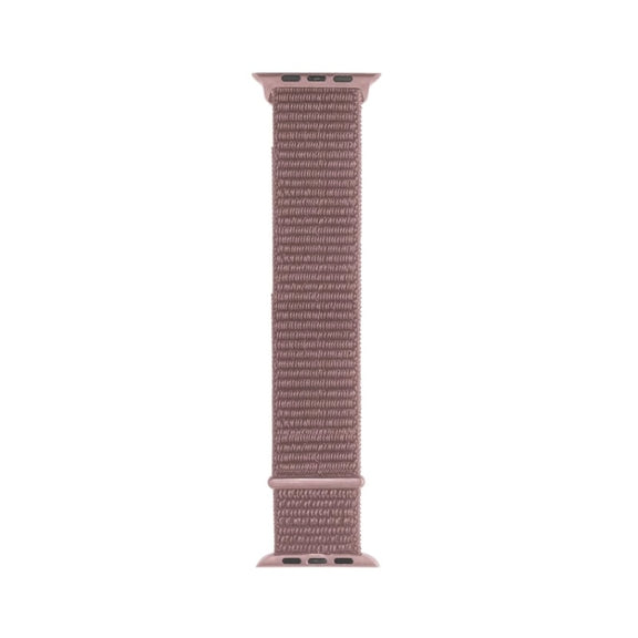 For Apple Watch Ultra 49mm&Watch Ultra 2 49mm / Series 9&8&7 45mm / SE 3&SE 2&6&SE&5&4 44mm / 3&2&1 42mm Mutural Nylon Watch Band(Pink) - Watch Bands by Mutural
