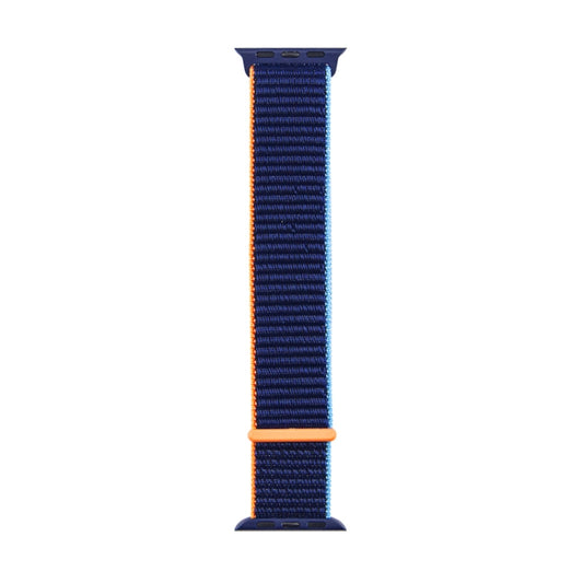 For Apple Watch Apple Watch Ultra 49mm&Watch Ultra 2 49mm / Series 9&8&7 45mm / SE 3&SE 2&6&SE&5&4 44mm / 3&2&1 42mm Mutural Nylon Watch Band(Dark Navy Blue) - free shipping - PMC Jewellery - Order now!