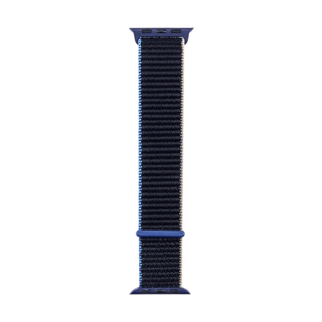 For Apple Watch Apple Watch Ultra 49mm&Watch Ultra 2 49mm / Series 9&8&7 45mm / SE 3&SE 2&6&SE&5&4 44mm / 3&2&1 42mm Mutural Nylon Watch Band(Charcoal Color)