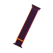 For Apple Watch Apple Watch Ultra 49mm&Watch Ultra 2 49mm / Series 9&8&7 45mm / SE 3&SE 2&6&SE&5&4 44mm / 3&2&1 42mm Mutural Nylon Watch Band(Plum Color)