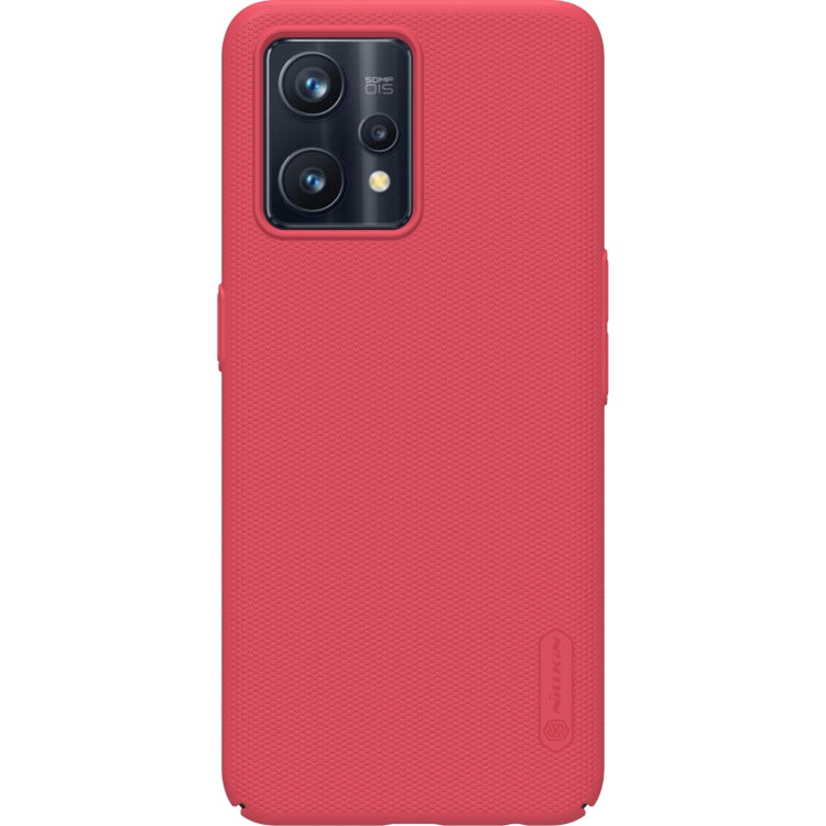 For OPPO Realme 9 Pro+ 5G NILLKIN Frosted PC Phone Case(Red) - free shipping - PMC TechLife - Order now!