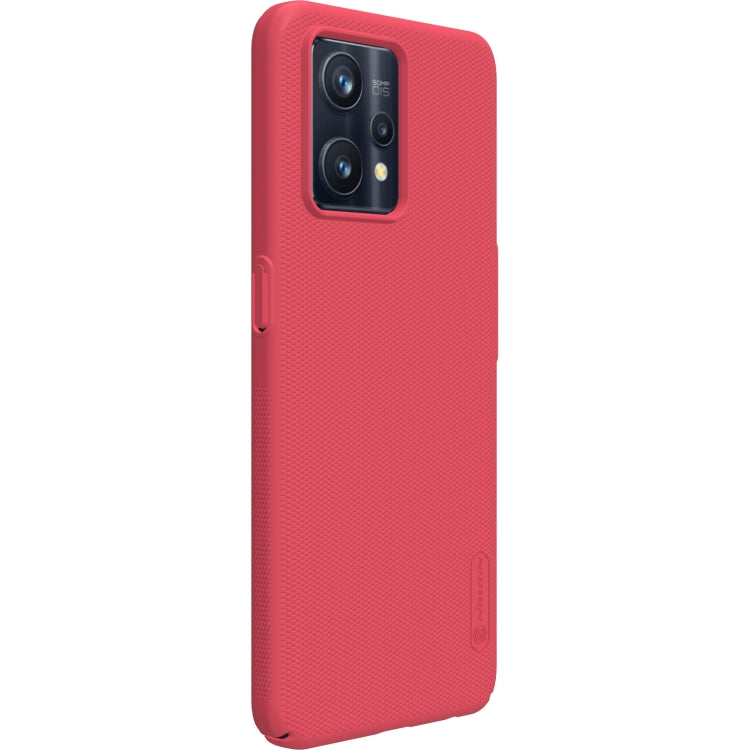 For OPPO Realme 9 Pro+ 5G NILLKIN Frosted PC Phone Case(Red) - free shipping - PMC TechLife - Order now!