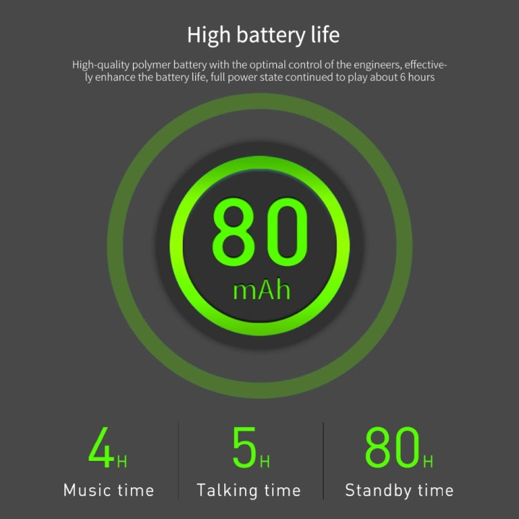 Fineblue F990 CVC6.0 Noise Reduction Lavalier Bluetooth Earphone, Support Vibration Reminder(Black) - Bluetooth Earphone by Fineblue | Online Shopping South Africa | PMC TechLife | Buy Now Pay Later Mobicred